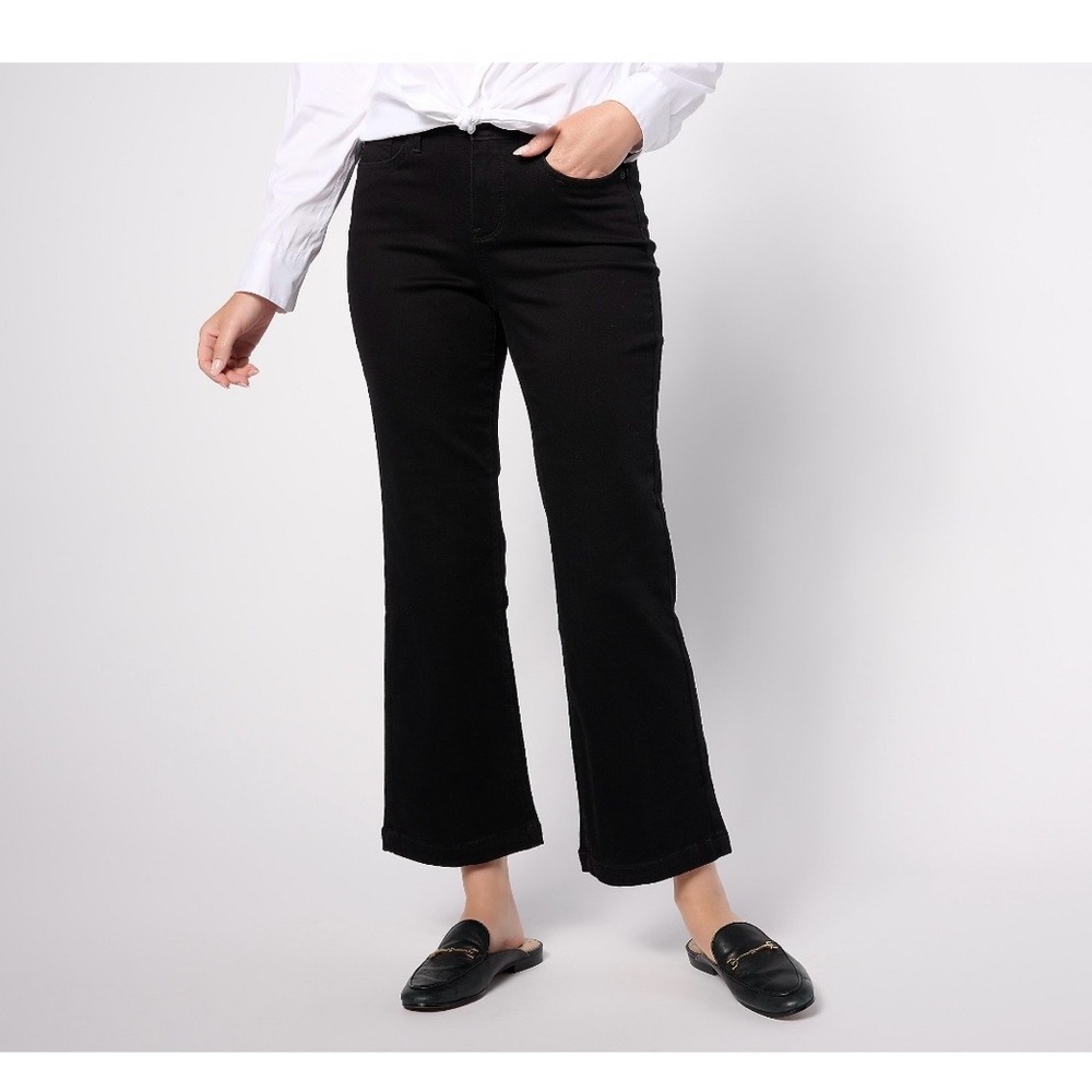 NYDJ Julia Relaxed Flare
Jeans- Black Size 14 - Picture 3 of 16